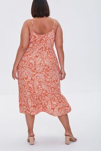 Plus Size Ornate Print Cami Dress, image 3