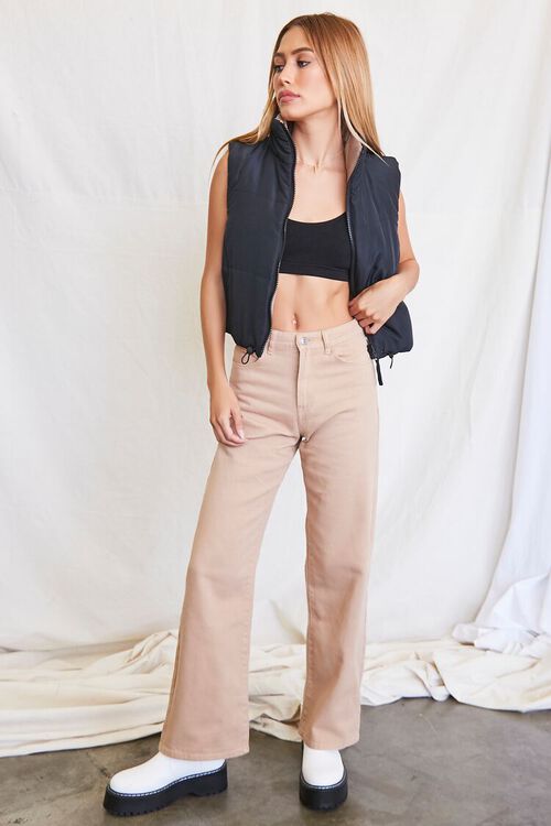TAUPE Wide-Leg Jeans, image 1