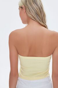 YELLOW/WHITE Heavenly Graphic Tube Top, image 5