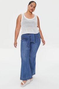 VANILLA Plus Size Netted Tank Top, image 4