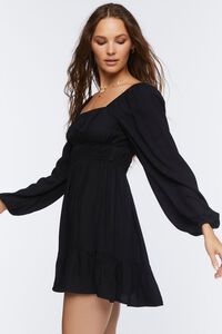 BLACK Fit & Flare Mini Dress, image 2