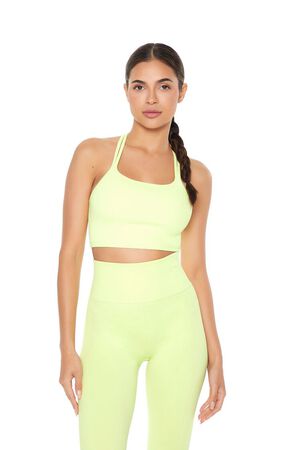 forever 21 Blue and yellow bralette/sports bra from Forever 21