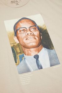 TAUPE/MULTI Plus Size Malcolm X Graphic Tee, image 3