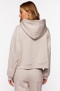OYSTER GREY Organically Grown Cotton Hoodie, image 3