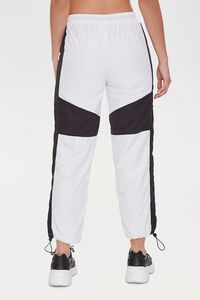 BLACK/WHITE Colorblock Windbreaker Pants, image 4