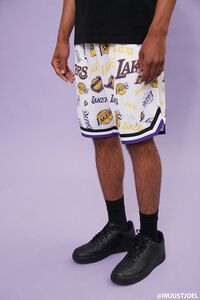 Lakers Print Shorts, image 1