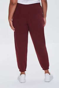 WINE Plus Size French Terry Joggers, image 4