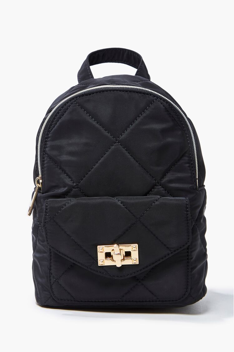 Lock mini backpack and wallet