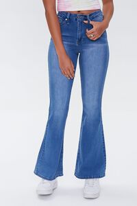 MEDIUM DENIM Curvy Flare Jeans, image 2