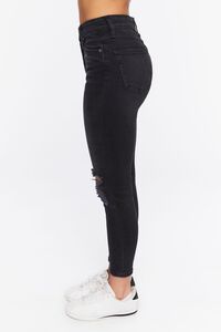 WASHED BLACK Petite High-Rise Skinny Jeans, image 3