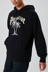 BLACK/MULTI Paradise Graphic French Terry Hoodie, image 5