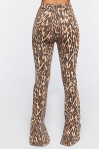 BROWN/MULTI Leopard Print Bootcut Jeans, image 4