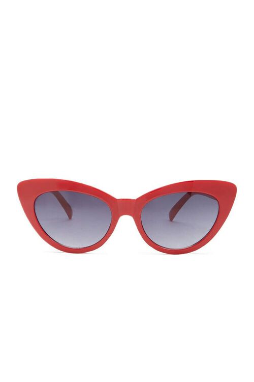 RED/BLACK Cat-Eye Sunglasses, image 1