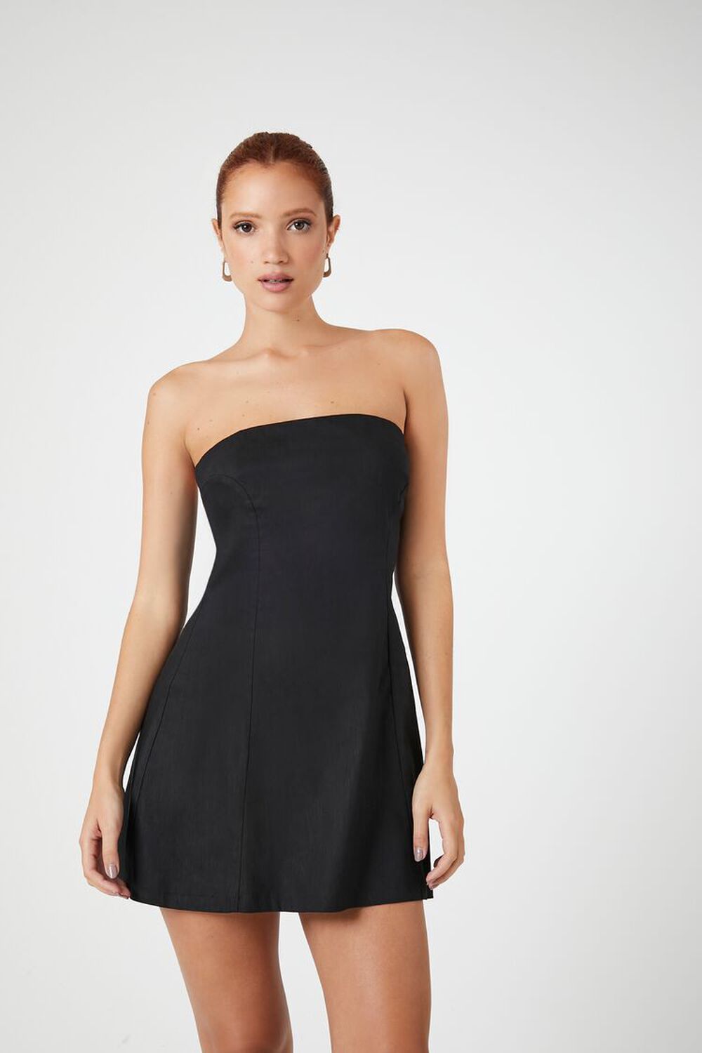 21+ Strapless Fit And Flare Dress