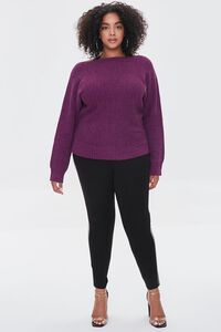 PLUM Plus Size Ribbed Knit Sweater, image 4
