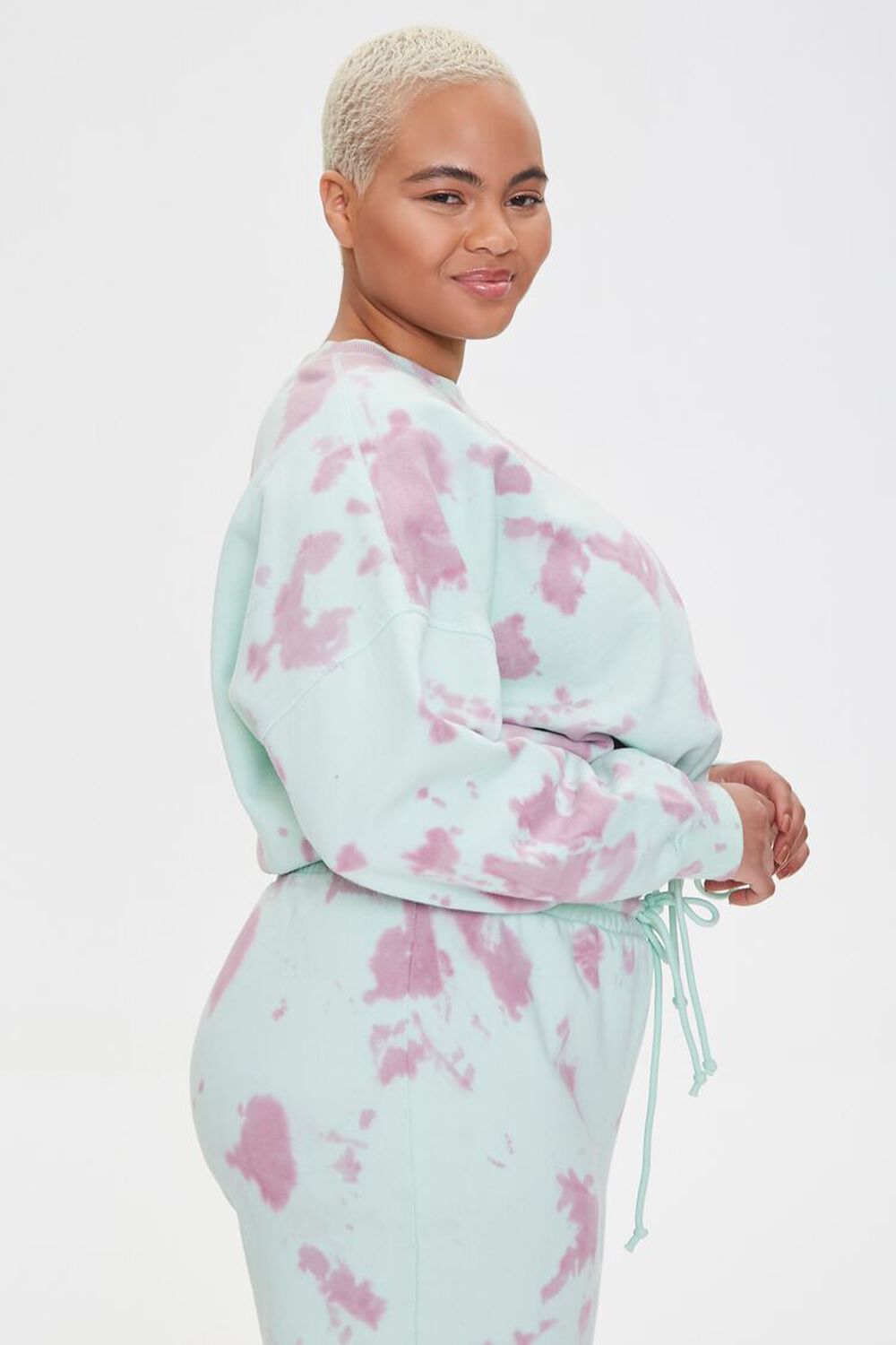 MINT/MULTI Plus Size Sweetheart Graphic Pullover, image 2