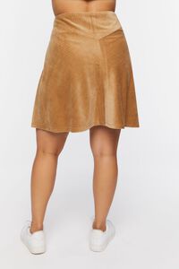 TOAST Plus Size Corduroy Mini Skirt, image 4