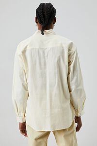 YELLOW/WHITE Striped Button-Front Shirt, image 3