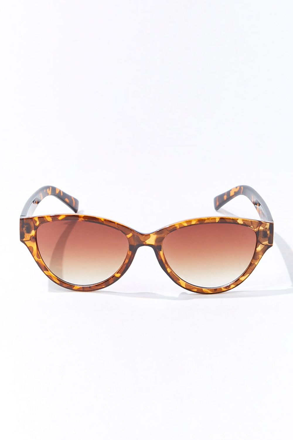 Tortoiseshell Oval Gradient Sunglasses, image 1