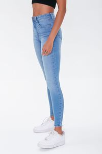 MEDIUM DENIM Mid-Rise Skinny Jeans, image 3