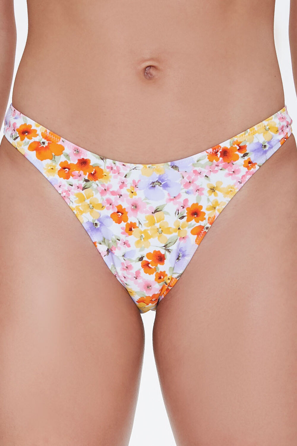 Floral Cheeky-Cut Bikini Bottoms, image 2