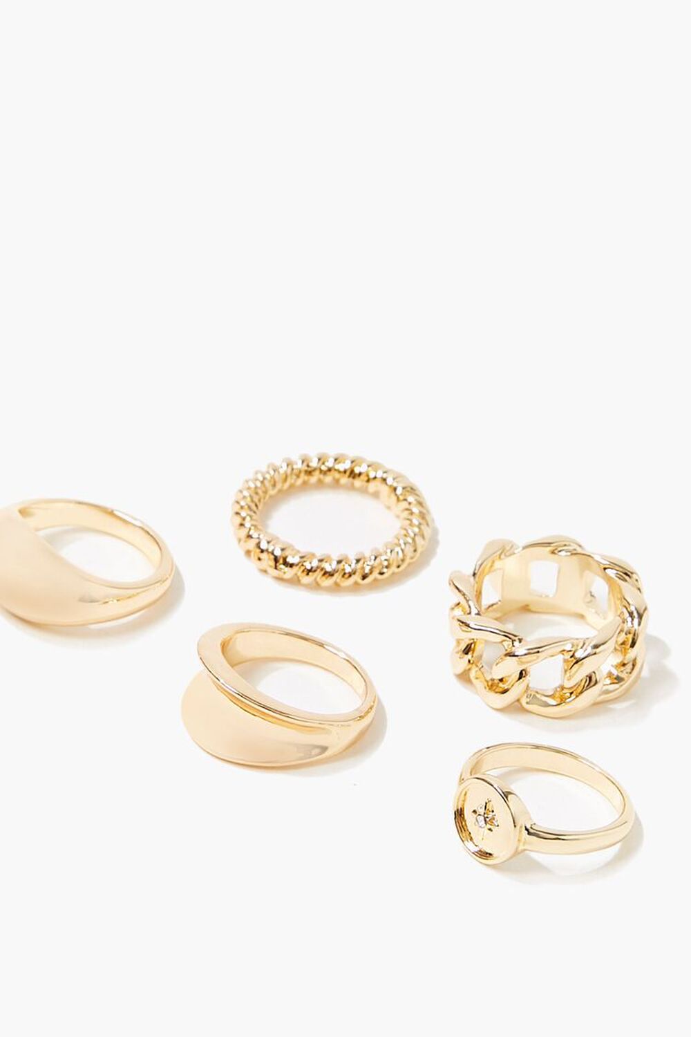 GOLD High-Polish Ring Set, image 2