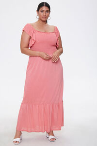 Plus Size Smocked Maxi Dress, image 4
