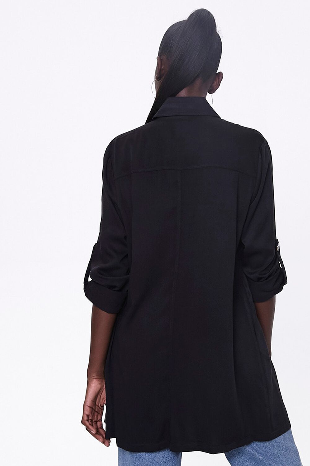 Double-Breasted Duster Jacket, image 3