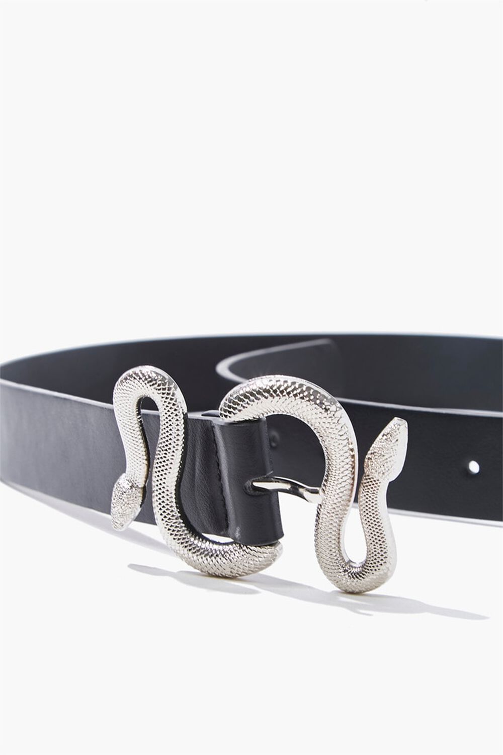 Snake-Buckle Waist Belt