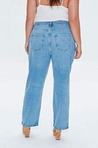 MEDIUM DENIM Plus Size 90s-Fit High-Rise Jeans, image 4