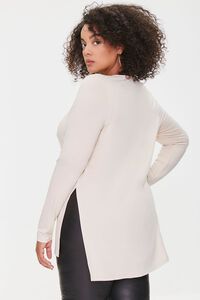 CREAM Plus Size High-Low Top, image 3