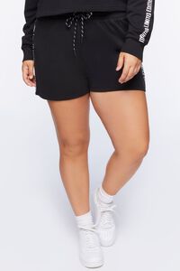 BLACK Plus Size Active Limited Edition Shorts, image 2