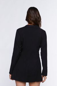 BLACK Twill Cutout Blazer Mini Dress, image 3