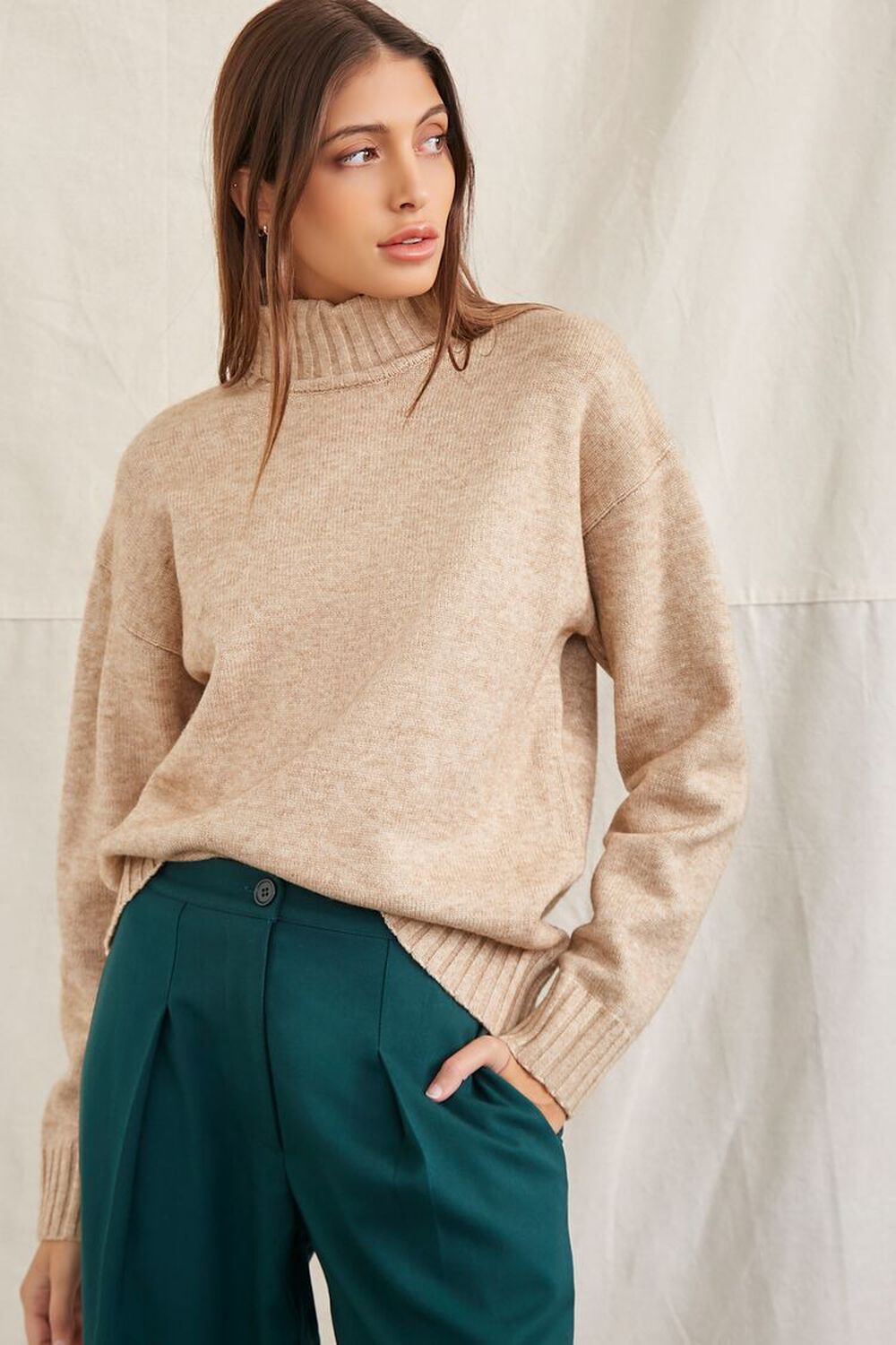 Marled Knit Sweater, image 1