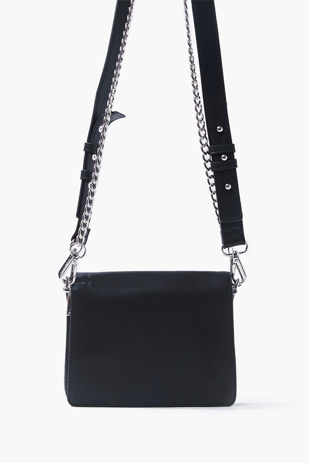 BLACK Curb Chain Crossbody Bag, image 1