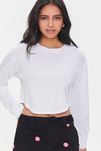 Cropped Crew Top, image 1