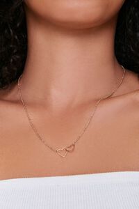 Cutout Heart Charm Necklace, image 1