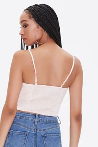 CHAMPAGNE Ruched Cropped Cami, image 3