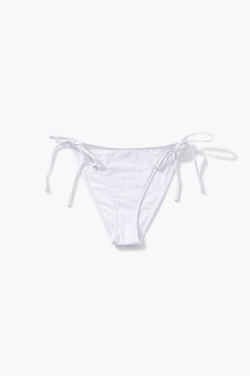 WHITE String Bikini Bottoms, image 5