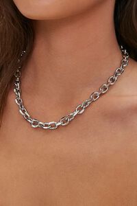 SILVER Chunky Chain Necklace, image 1