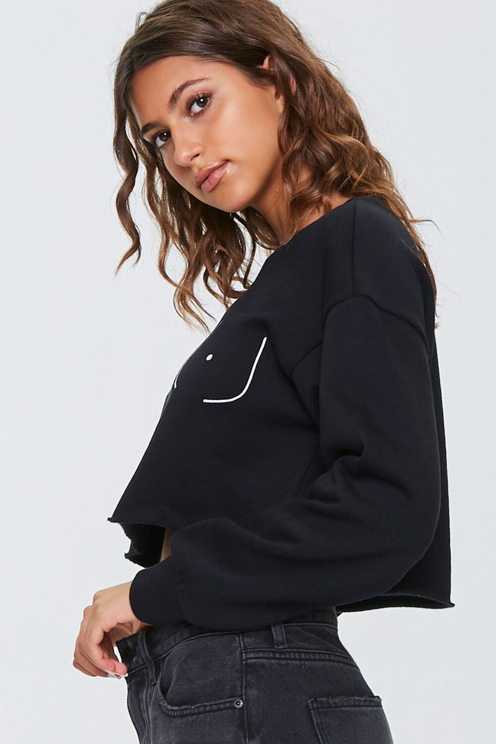 BLACK/WHITE Stand Up To Cancer Graphic Pullover, image 2