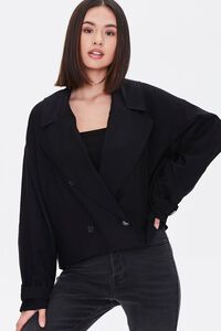 BLACK Double-Breasted Jacket, image 5