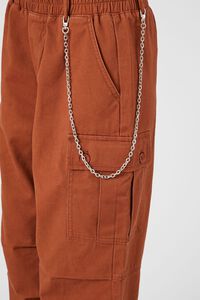 ROOT BEER Wallet Chain Tie-Hem Cargo Pants, image 5