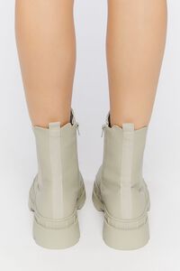 GREY Lug-Sole Chelsea Boots, image 3