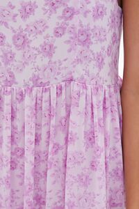 LAVENDER/MULTI Floral Print Mini Cami Dress, image 5