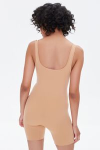 CAMEL Fitted Square-Neck Romper, image 4