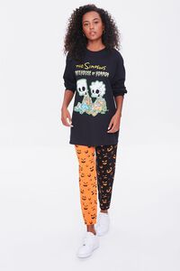 CHARCOAL/MULTI The Simpsons Skeleton Graphic Tee, image 4