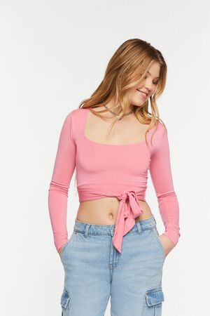 upright crude oil editorial Womens Pink Croptop | Forever 21