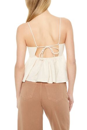 Cropped Flounce Cami