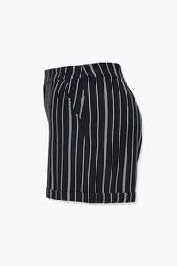 Plus Size Pinstriped Shorts, image 2